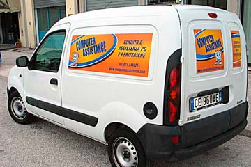 Targhe magnetiche per auto, furgoni e automezzi